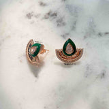 Dramatic Silver Studs - Boldiful