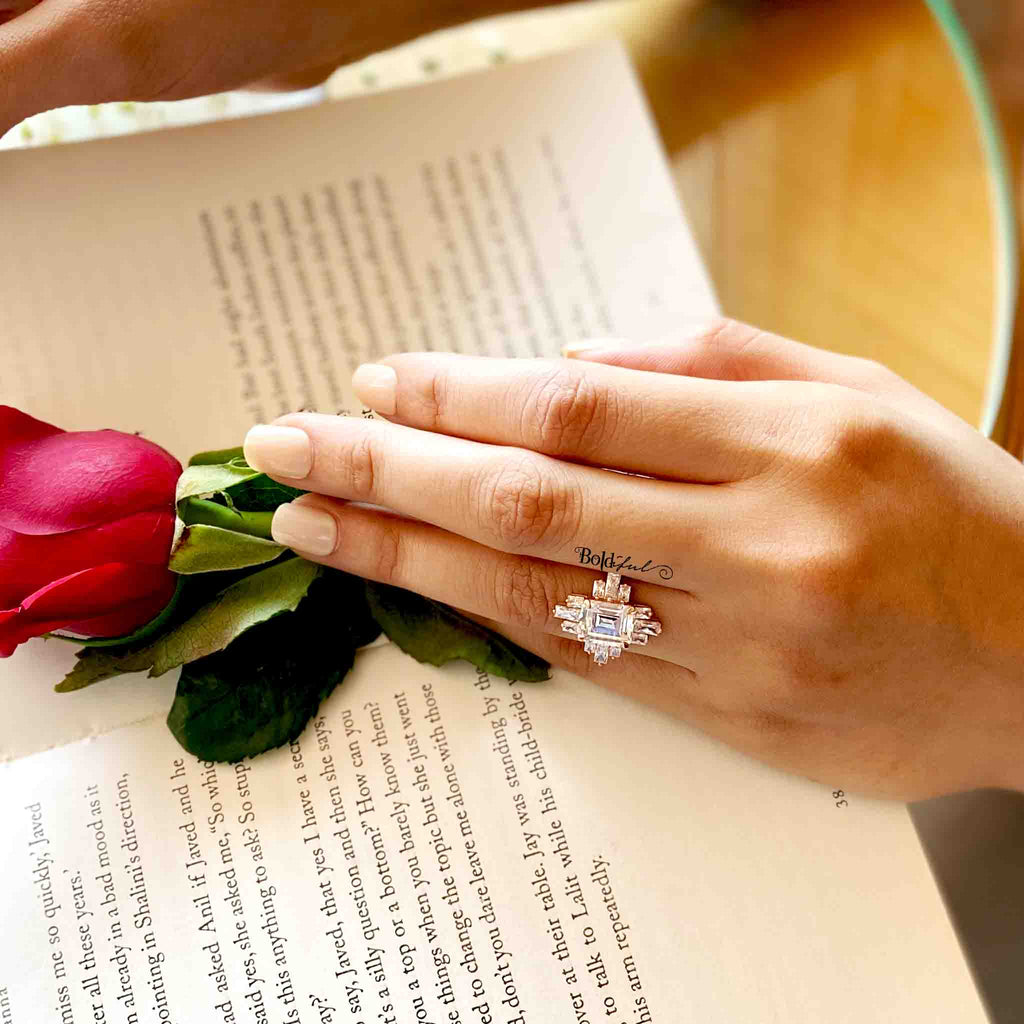 Edgy Timeless Silver Ring - Boldiful