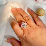 Edgy Timeless Silver Ring - Boldiful