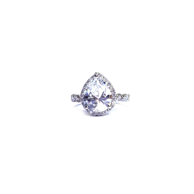 Élan Pear Cut Ring - Boldiful