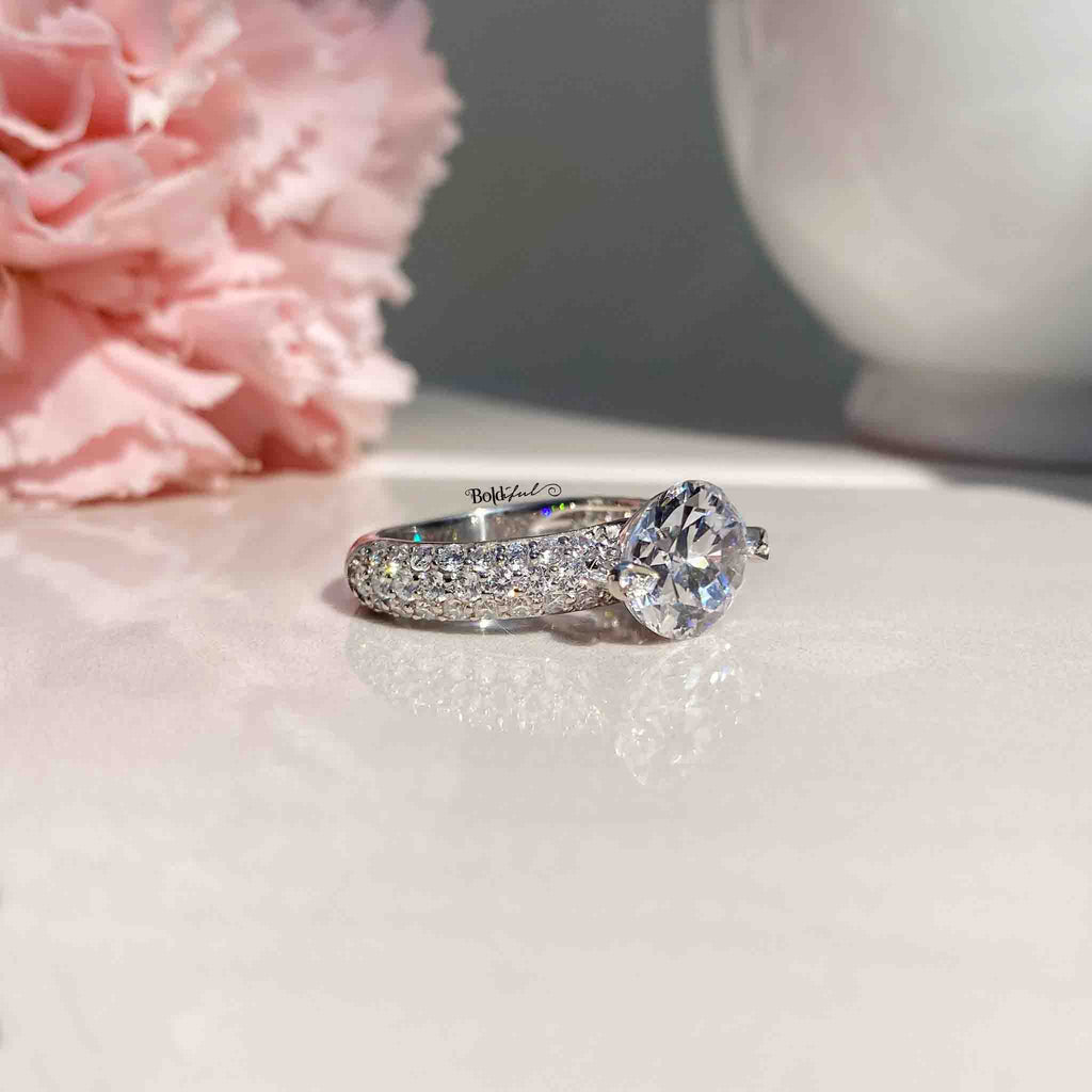 Elliptical Silver Ring - Boldiful