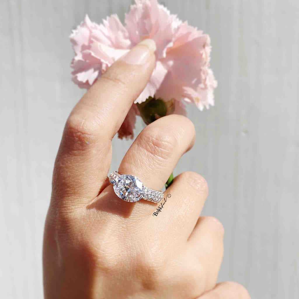 Elliptical Silver Ring - Boldiful