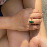 Elongated Baguette Stackable Rings - Boldiful