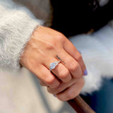 Elysian Dainty Silver Ring - Boldiful