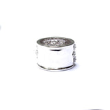 Empyrean Wide Silver Band - Boldiful