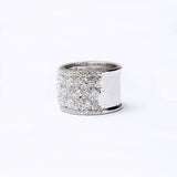 Empyrean Wide Silver Band - Boldiful