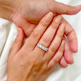 Fair Square Half Eternity Band - Boldiful