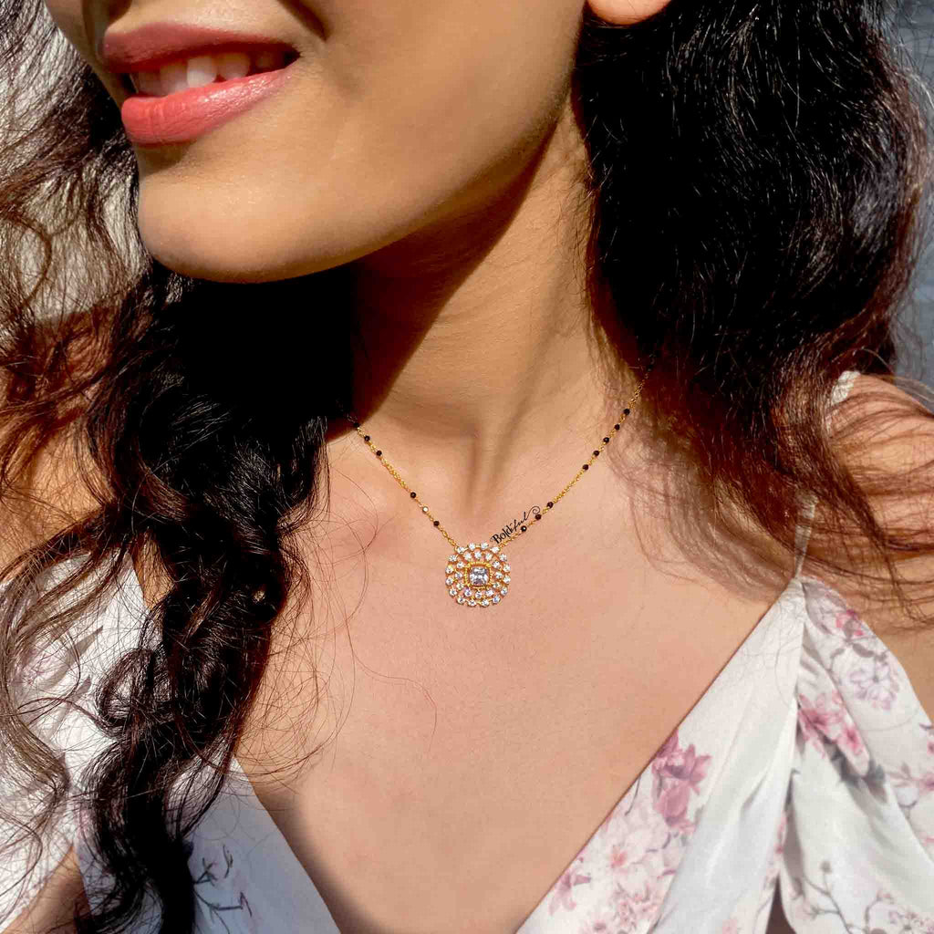 Glary Silver Mangalsutra - Boldiful