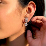 Glim Silver Earrings - Boldiful