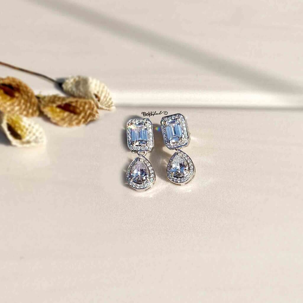 Glim Silver Earrings - Boldiful