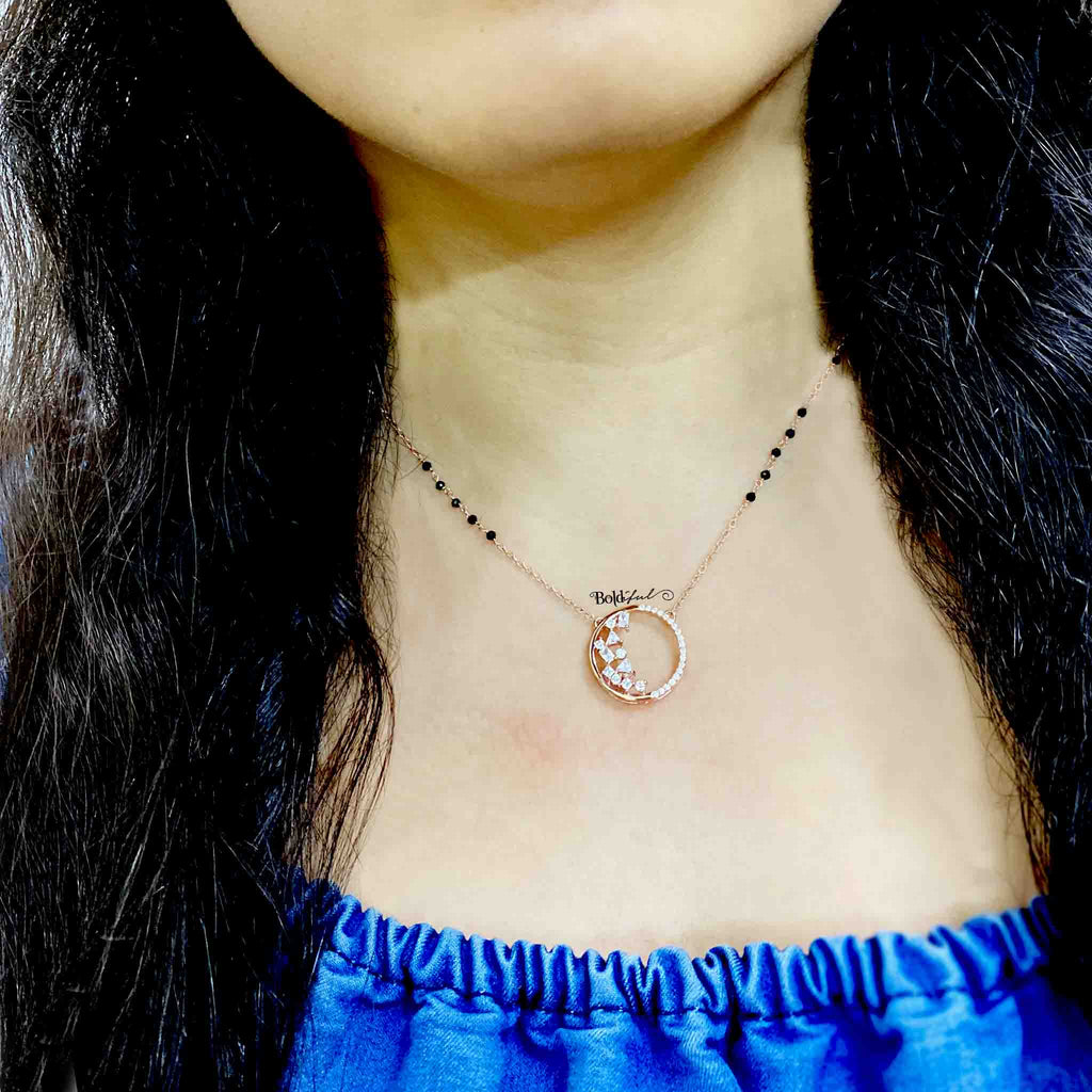 Groovy Silver Mangalsutra - Boldiful