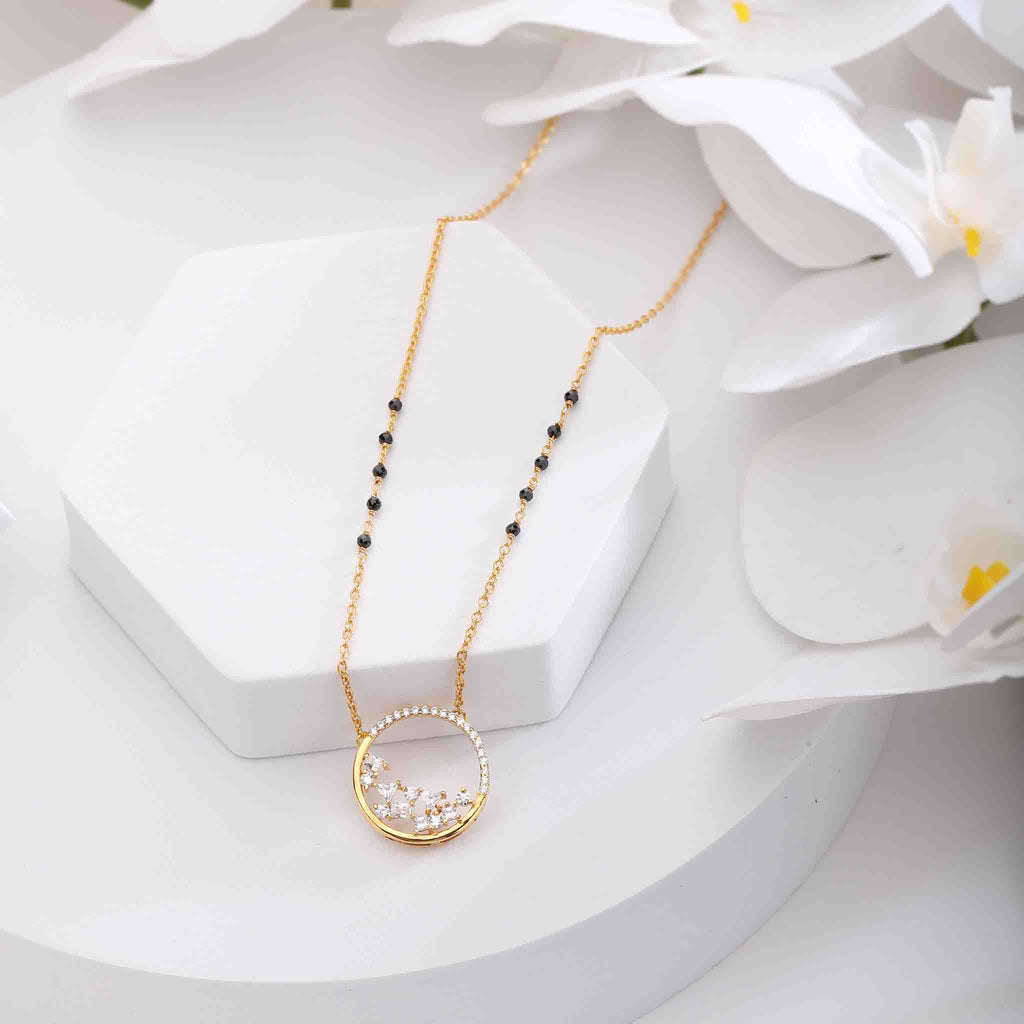 Groovy Silver Mangalsutra - Boldiful