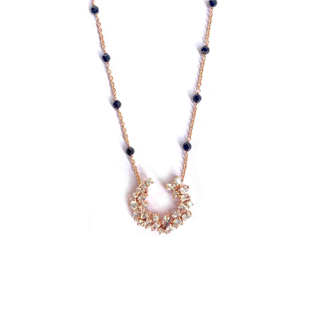 Half Moon Asymmetric Mangalsutra - Boldiful