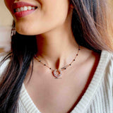 Half Moon Asymmetric Mangalsutra - Boldiful