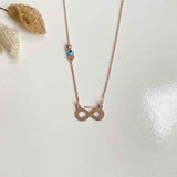 Infinity Evil Eye Pendant - Boldiful