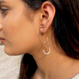 Infinity Silver Earrings - Boldiful