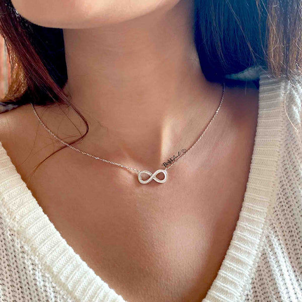 Infinity Silver Necklace