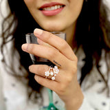 Ivory Chic Bahara Ring - Boldiful