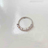 Lit Minimal Silver Band - Boldiful
