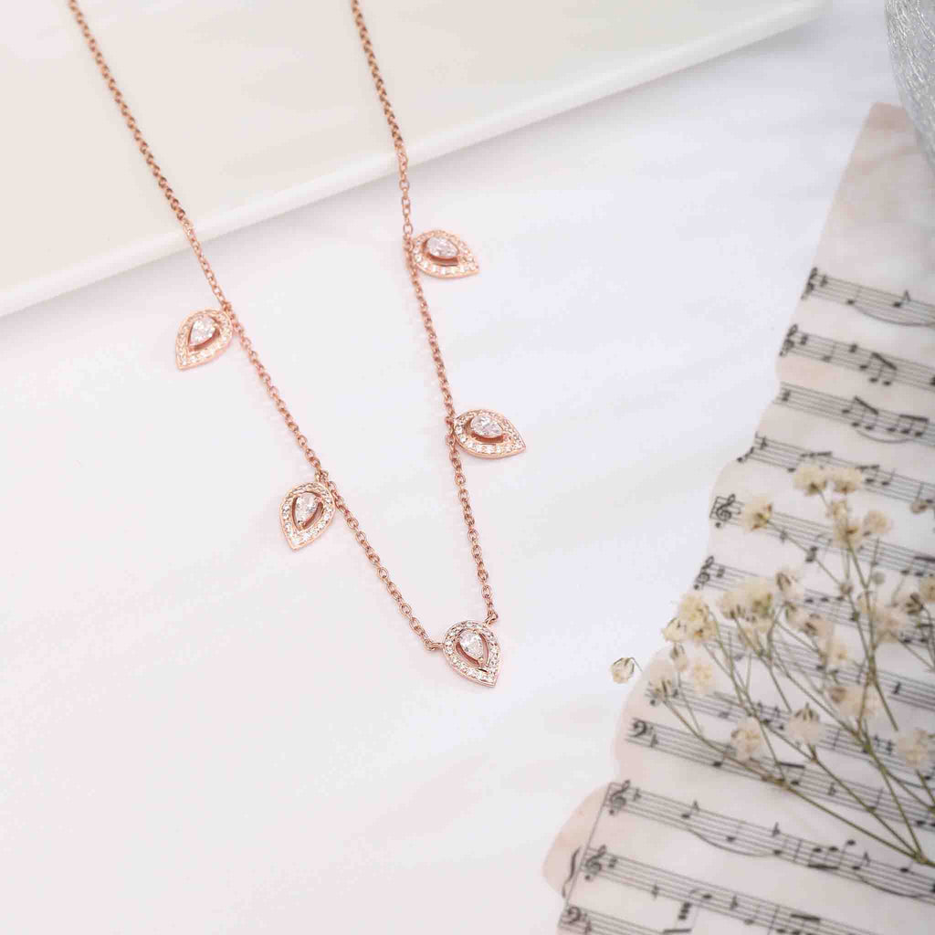 Products Mia Silver Charm Necklace - Boldiful