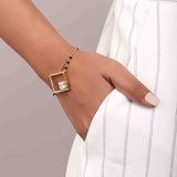 Modish Silver Mangalsutra Bracelet - Boldiful