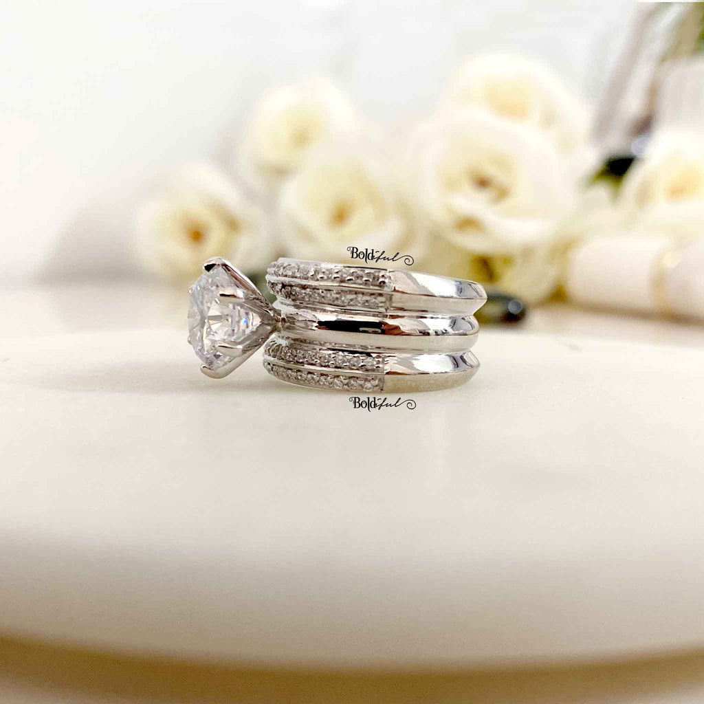 Nifty Sterling Silver Cocktail Ring - Boldiful