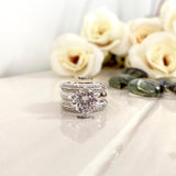 Nifty Sterling Silver Cocktail Ring - Boldiful