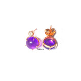 Nitid Cabochon Silver Earstuds - Boldiful