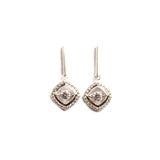 Oblong 925 Silver Earrings - Boldiful