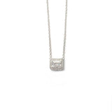 Octet Minimal Silver Pendant