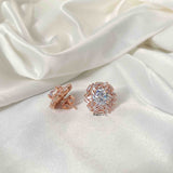 Ornate Baguette Moissanite Studs - Boldiful