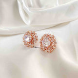 Ornate Baguette Moissanite Studs - Boldiful
