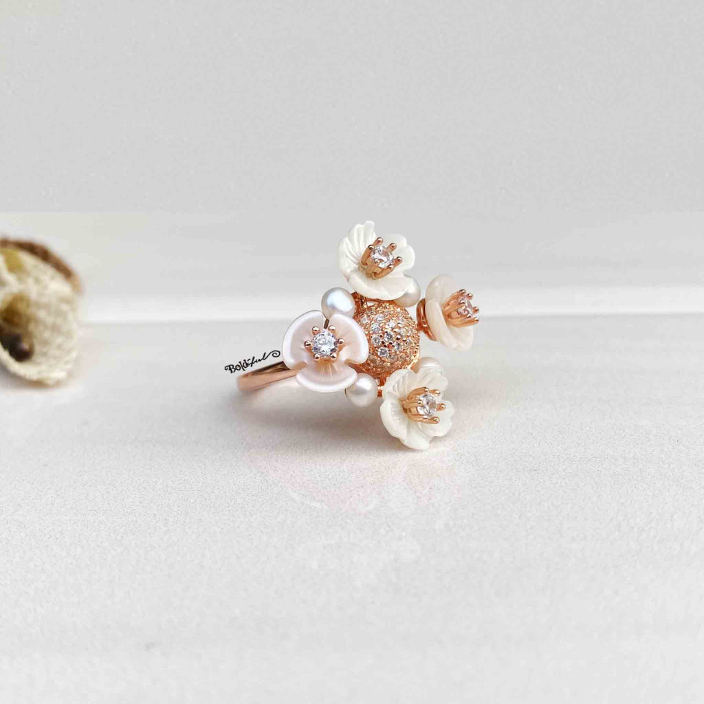 Pearly Bahara Ring - Boldiful