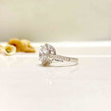 Pep Silver Swarovski Halo Ring - Boldiful