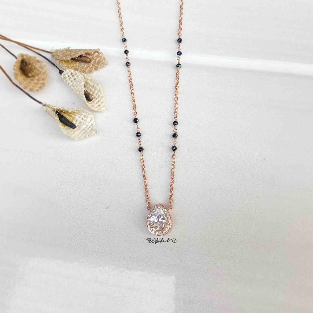 Perky Minimal Mangalsutra Pendant - Boldiful