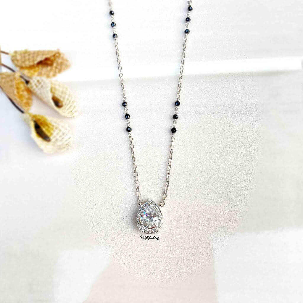 Perky Minimal Mangalsutra Pendant - Boldiful