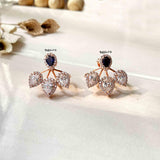 Pétale Silver Ear Jackets - Boldiful