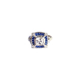 Poesy Unique Silver Ring - Boldiful