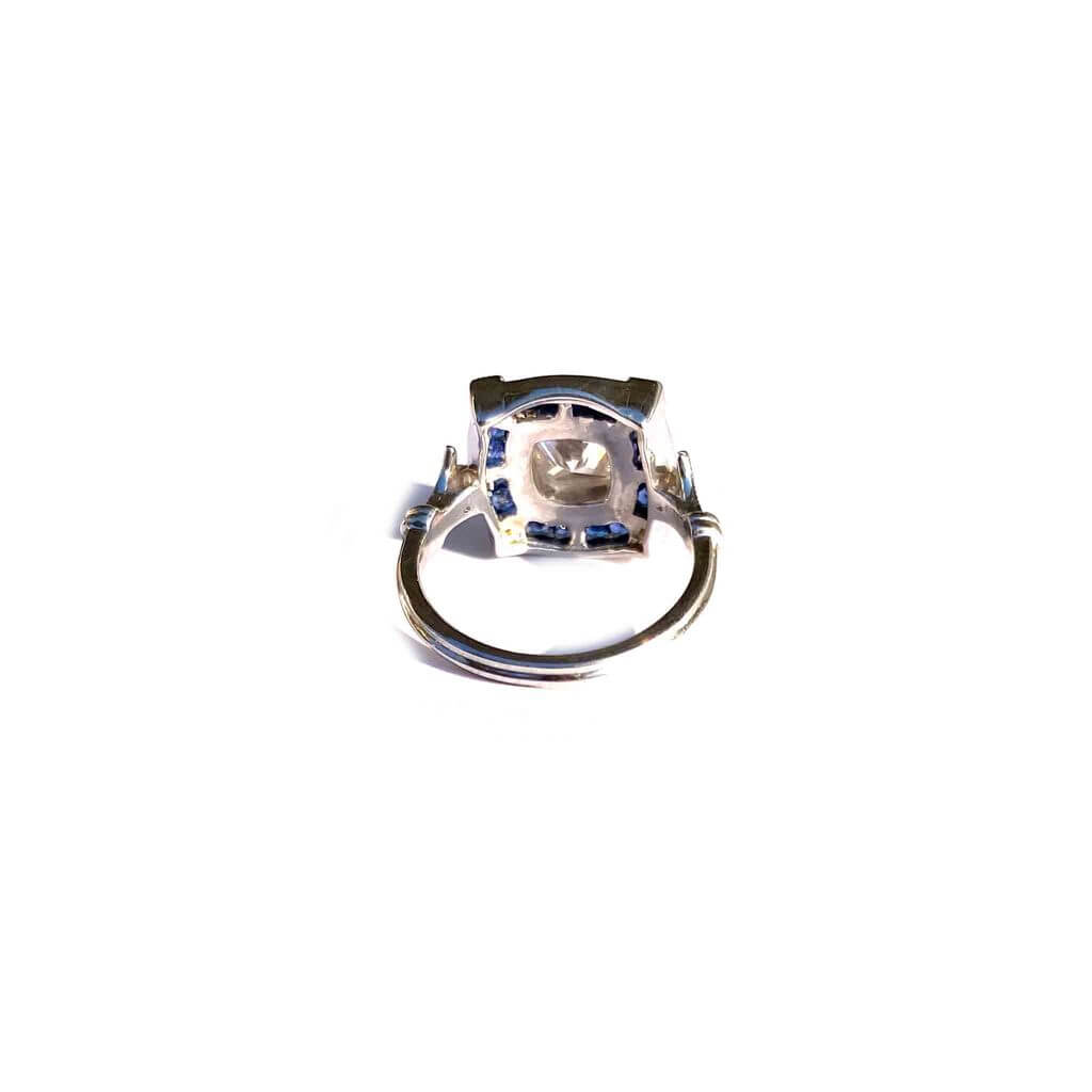 Poesy Unique Silver Ring - Boldiful