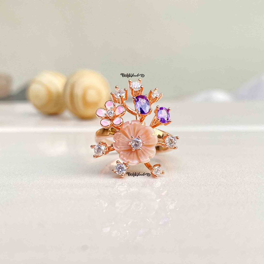 Pompon Bahara Trendy Ring - Boldiful
