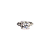 Prim Silver Princess Cut Ring