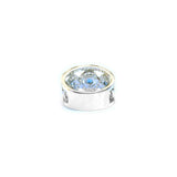 Purl Wide Silver Band Ring - Boldiful