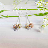 Retro Silver Danglers - Boldiful