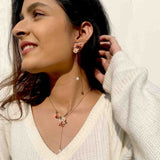 Rose Bahara Necklace Set - Boldiful