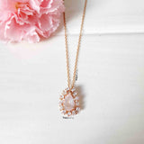 Rosette Silver Pendant With Chain - Boldiful