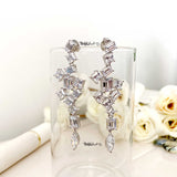 Rune Long Silver Earrings - Boldiful