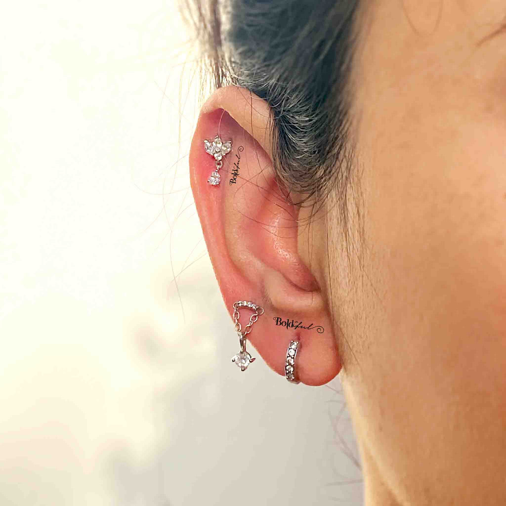 Small Huggie Hoops - Boldiful