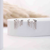 Snappy Silver Earcuffs - Boldiful
