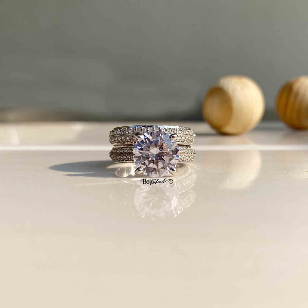 Snazzy Silver Stackable Rings - Boldiful