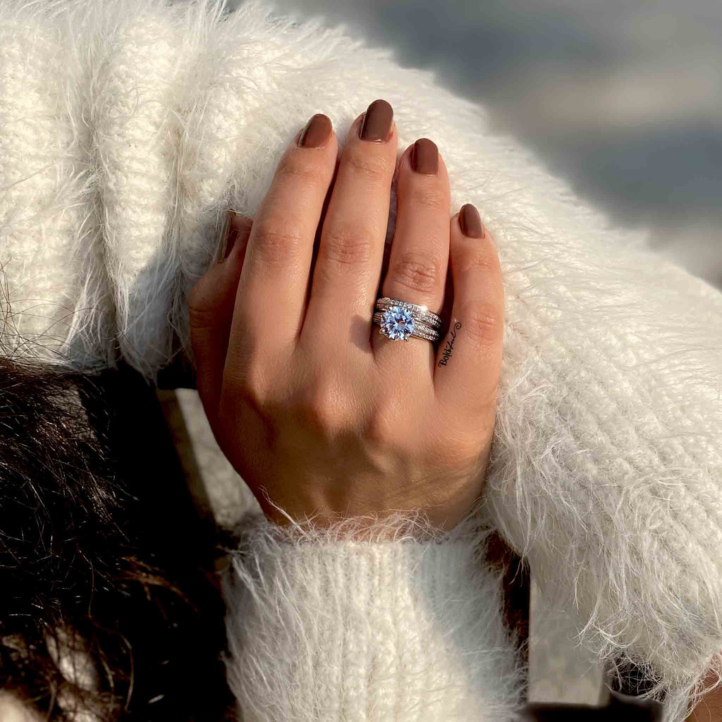 Snazzy Silver Stackable Rings - Boldiful